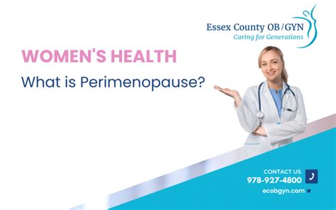 What Is Perimenopause Essex County Obgyn