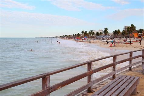 Puerto Progreso Beach 30 Minutes From The City Of Merida Yucatan