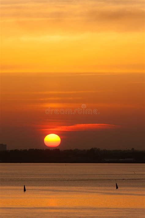 Sun Above The Horizon Stock Image Image Of Beautiful 245698017