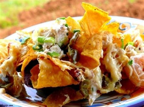 Special Occasion Seafood Nachos Recipe Just A Pinch Recipes