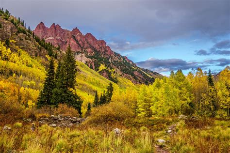 Maroon Bells Snowmass Wilderness Of White River National Forest In