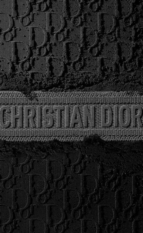 Download Christian Dior Black Designer Logo Wallpaper