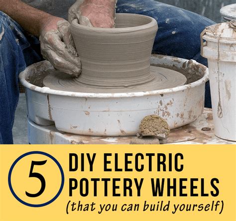 Another option is to defer finding a space of your own while trying pottery out. 5 DIY Electric Pottery Wheels - ClayGeek