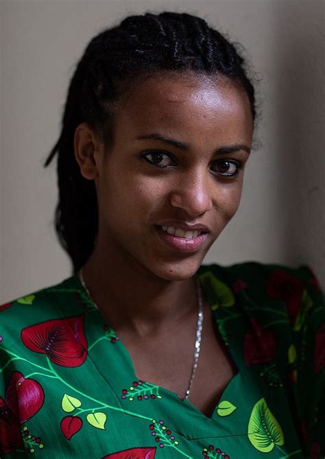 Portrait Of A Beautiful Young Ethiopian Woman Amhara Region Lalibela Ethiopia By Eric