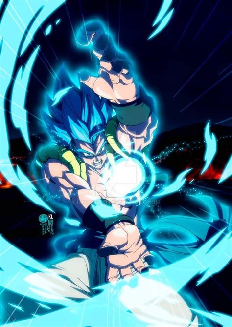 Gogeta Blue Kamehameha By Limandao On Deviantart Anime Dragon Ball