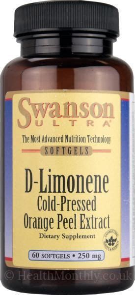 Swanson Ultra D Limonene Orange Peel Vitamins Minerals Vitamins