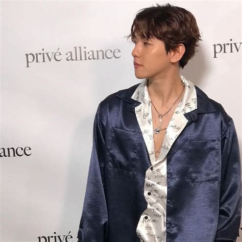 190226 Baekhyun At Prive Alliance Fashion Event Exo Baekhyun 엑소 백현