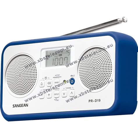 Sangean Pr D19 Récepteur Radio Broadcast Portable Amfm Xbs