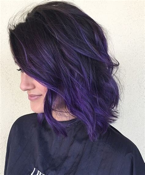 Purple and black hair is not something unusual on its own. Purple Hair Days - Mane Interest