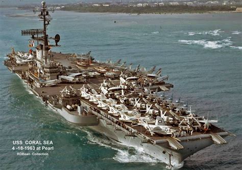 Uss Coral Sea Cv 43 At Pearl Harbor