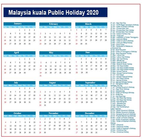 Calendar 2022 Hari Raya