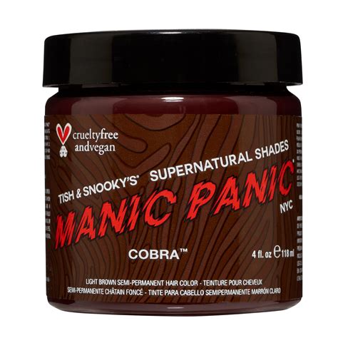 Manic Panic Natural Hair Dye Cobra Light Brown Buy Online In India At