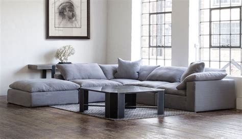 Feather Extra Deep Fabric Modular Sofa From Darlings Of Chelsea Art