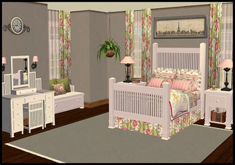Ctnutmeggers Prairie Bedroom Slaved Sims 2 Sims Bedroom Set