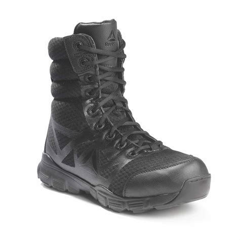 Reebok 8 Dauntless Ultra Light Side Zip Duty Boots