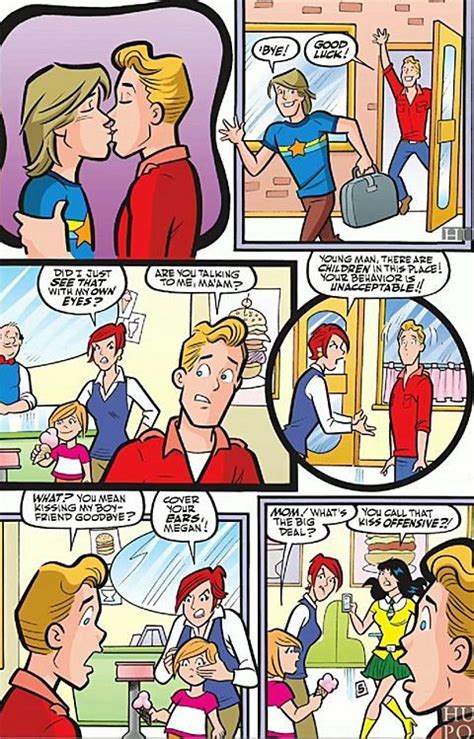 Archie Comics Only Openly Gay Character Gets His First Kiss Gay Comics Lgbt Comics Archie