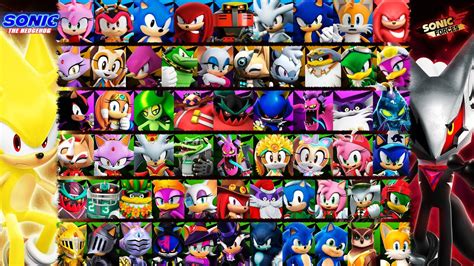 Sonic Forces Speed Battle All 61 Characters Gameplay Youtube
