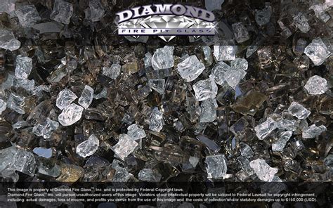 Legacy Premixed Diamond Fire Pit Glass 1 Lb Crystal Package