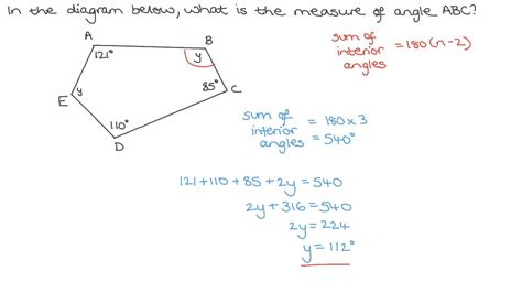 If the shape is not regular then you can't assume all of the angles are congruent. Question Video: Finding the Missing Angle in a Given ...