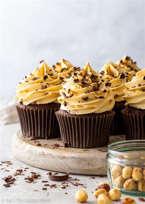 Hazelnut Chocolate Cupcakes The Loopy Whisk