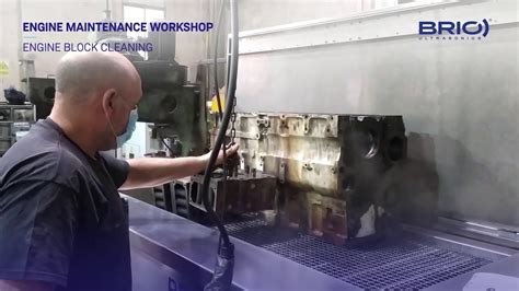 Pro Series Ultrasonic Cleaning For Engine Overhaul Engine Block
