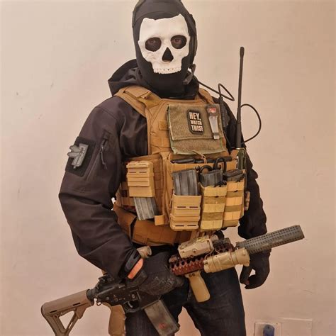 Ghost Call Of Duty Modern Warfare Cosplay Mask 3d Printed Warzone 20