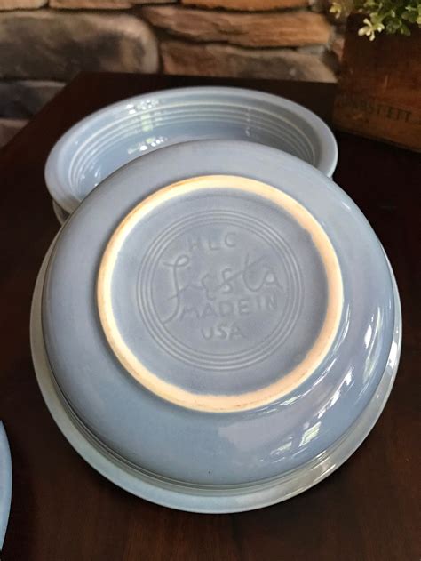 Vintage Fiestaware Periwinkle Blue Dinnerware Pieces Homer Etsy