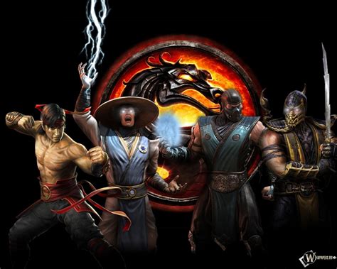 Скачать обои Mortal Kombat Игра Mortal Kombat для рабочего стола