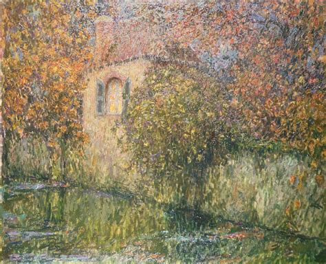 Un alloggio galleggiante sul fiume a disposizione di turisti e visitatori per trascorrere una notte immersi nell'ambiente del po. La casa sul fiume di Henri Eugene Augustin Le Sidaner