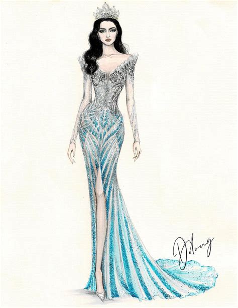 Lộ diện 5 mẫu thiết kế đâm dạ hôi của Hoa hậu Đô Thị Hà