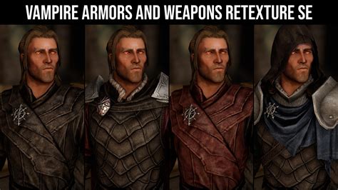 Vampire Armors And Weapons Retexture Le At Skyrim Nexus Mods And