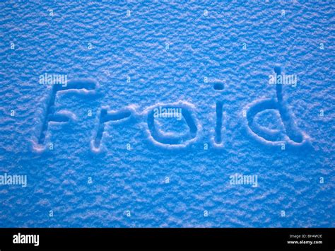 Frozen Words High Resolution Stock Photography And Images Alamy
