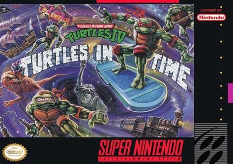 Teenage Mutant Ninja Turtles Iv Turtles In Time 1992 Snes Game