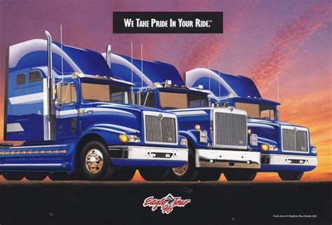 International Trucks Eagle Tour Leaflet Usa 1996 Trucks