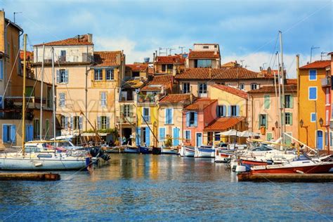 Small Harbour In Martigues City Provence France Globephotos