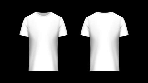 Premium Vector Front And Back White T Shirt White Tshirt Tshirt