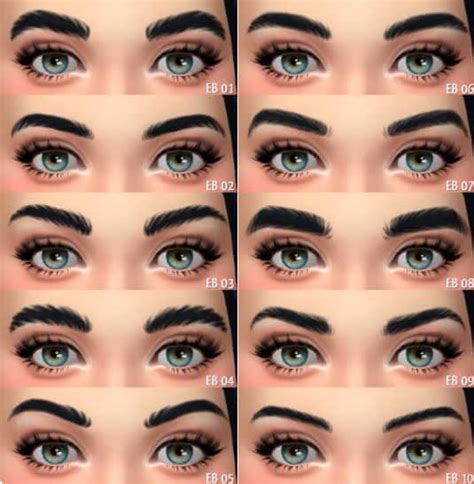 35 Best Sims 4 Eyebrows For Your Cc Folder Updated