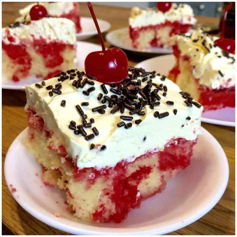 Cherry Vanilla Coke Poke Cake Recipe