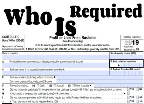 What if i receive another tax form after i've filed my return? Who is Required to File Schedule C Form 1040 -Sole ...
