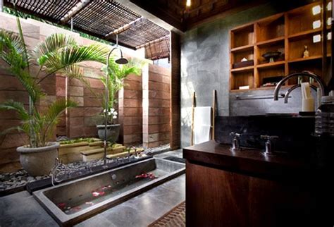 Pin By Jeremiah Hull On Ideas Baño Balinese Bathroom Tropical