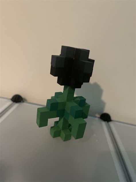 Minecraft Wooden Wither Rose Etsy