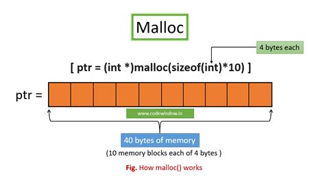C Standard Library Function Malloc Codewindow