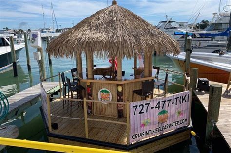 tiki boat clearwater the only authentic floating tiki bar