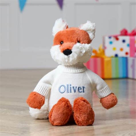 Personalised Jellycat Bashful Fox Cub Soft Toy Thats Mine