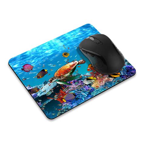 Fincibo Rectangle Standard Mouse Pad Non Slip Mouse Pad For Home Office And Gaming Desk Full