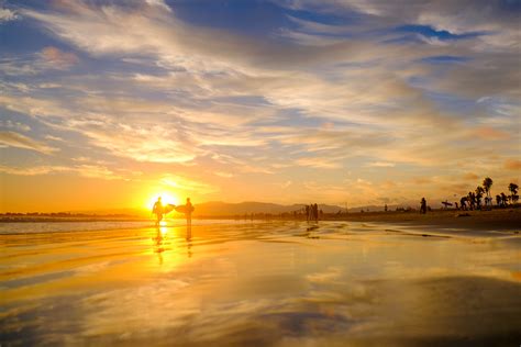 Sunset Venice Beach Venice Beach California Joel8x Flickr