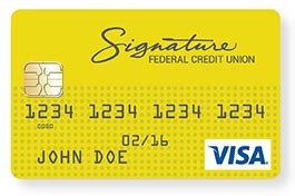 Student credit cards are designed for college students with little to no credit history. Signature Federal Credit Union - Student Visa