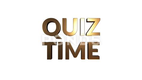 Quiz Time Sign Colorful Paper Confetti Isolated White 48 Off