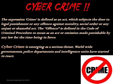 This article takes a look at its definition, types of cybercrime and prevention methods. Effects of cyber crime essays
