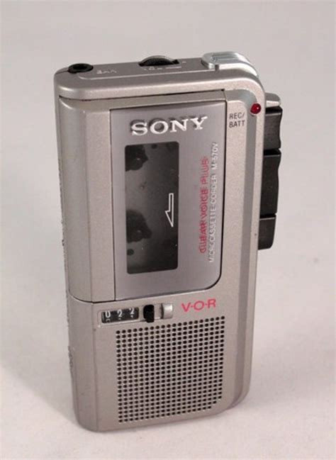 Sony M 570v Microcassette Handheld Voice Recorder Voxeagle Equipment